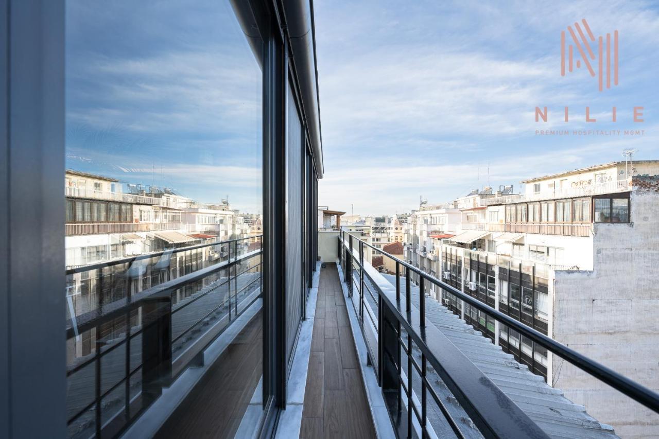 Apartamento Okto Penthouse, Nilie Hospitality Mgmt Tesalónica Exterior foto